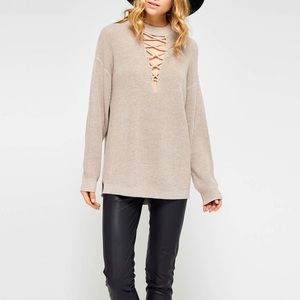 Gentle Fawn Ingrid Sweater in Light Taupe
